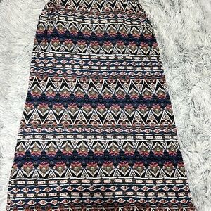 Maurices Multicolor Geometric Midi Skirt